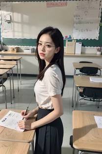 她行走于黑暗中